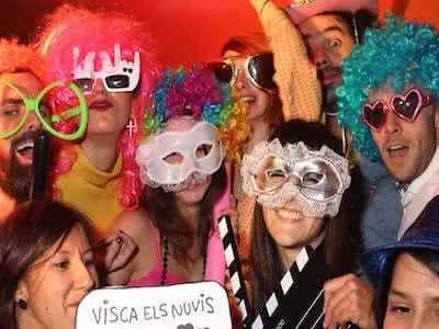 Fotomatón en cumpleaños en Girona